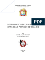 Determinacion de La Formula de Capacidad Portante de Terzaghi