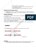 Properties of Magnetism