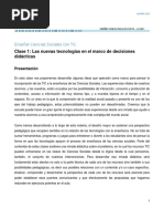 05 - Segal - Las Nuevas Tecnologías en El Marco de Decisiones Didácticas