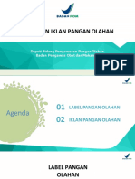 Label Iklan Pangan Olahan