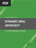 Dynamic Oral Advocacy