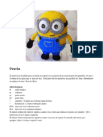 Patrón Minion BOB