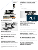 Two Major Parts of The Lockstitch Sewing Machine