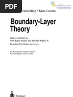 Boundary-Layer Theory: Hermann Schlichting - Klaus Gersten