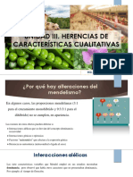 Unidad 3.6 Herencias de Caracteristicas Cualitativas