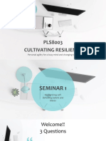 PLS8003 Cultivating Resilience Seminar 1 - AY2122 Sem 1