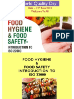 Food Hygiene PPT 12 Nov