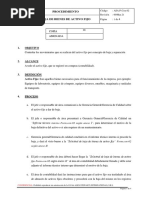 Procedimiento de Baja de Bienes de Activo Fijo