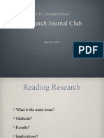 ICDL Research Journal Club 031511