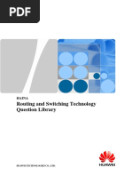 Routing and Switching Technology Question Library: Haina