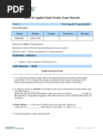 1920 Level M Applied Math Exam Related Materials T2 Wk3