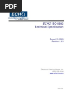 ECHO ISO 8583 Technical Specification V1.6.5