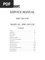 Service Manual: RMP-1660 USB