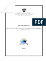 Relatório de Balanço Das Actividades Desenvolvidas Pela AT em 2017 e Perspectivas de Acções para 2018