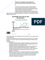 CICLO DE VIDA DEL PRODUCTO Y DESARROLLO DE PRODUCTOS Resumen