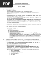Facilitating Training Sessions: Trainers Methodology I