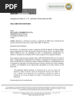 Carta Del Director Del DATT Al Representante Legal de Proplayas