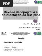 1-Revisao de Topografia e Apresentacao Da Disciplina