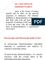 Basic Concepts of Thermodynamics