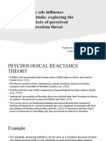 How Playable Ads Influence Consumer Attitude: Exploring The Mediation Effects of Perceived Control and Freedom Threat