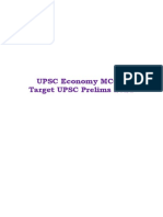 UPSC Economy MCQ For IAS Prelims Vol 1