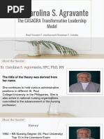 Dr. Carolina S. Agravante: The CASAGRA Transformative Leadership Model