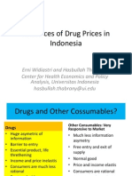 Evidence of Drug Prices in Indonesia