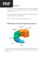 Object-Oriented Programming Paradigm