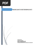 Research Methodology: Submitted By: Shubhaneel Neogi