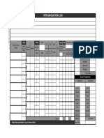 VFR Navigation Log