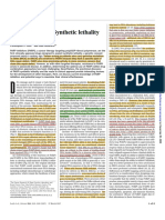 PARP Inhibitors: Synthetic Lethality in The Clinic: Review