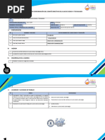 Acta Oficial de Con Formación Del Comité Directivo Del Club de Ciencia y Tecnología