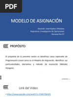 Semana 07 Modelo de Asignación