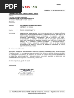 Consorcio - : CARTA N°005-2021-GSV/CCP-CSA-MTCD