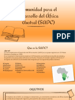 Comunidad para El Desarrollo Del África Austral (SADC)