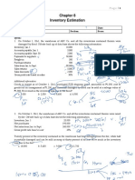 Inventory Estimation: Quiz