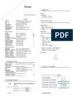 CSS Cheat Sheet