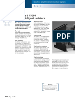 Varitrans B 13000 Standard-Signal Isolators: Basic