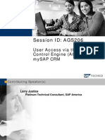 User Access Via The Access-ACE