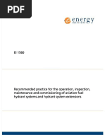 Ei 1560 Recommended Practice For The Operation Inspection Maintenance and Commissioning of Aviation Fuel Hydrant Systems and Hydrant System Extensions130617082444pdf