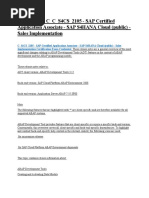 The Ultimate C - C - S4CS - 2105 - SAP Certified Application Associate - SAP S4HANA Cloud (Public) - Sales Implementation
