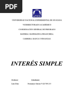 Matematica Financiera Evaluacion 1