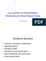 DR - Ritu Sapra - Distributions To Shareholders