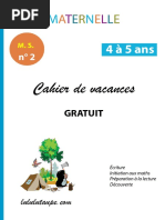 Cahier de Vacances Ms 2