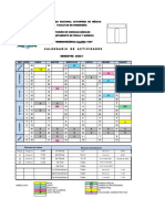 Calendario Actividades