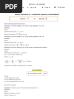 Chapter 10 - Ex10d Ans Withs Notes On Finding Radius and Area