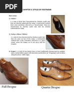 Full Brogue Quarter Brogue: Chapter 3: Styles of Footwear