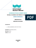 Informe 2 - Reacciones Quimicas II