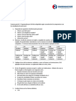 L1Examen1. Simple Present Vocabulary