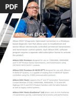 Allison DOC Premium Designed For Use On 1000/2000, 3000/4000